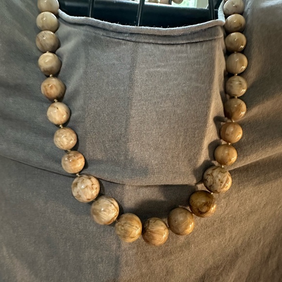 Handmade Graduated Rabbit Hair Quartz Beaded Necklace - Picture 12 of 16